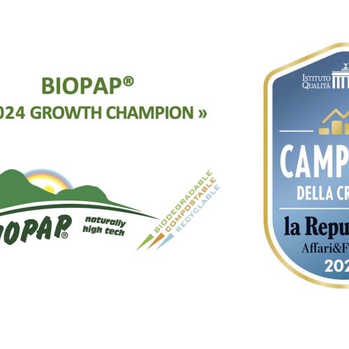 Společnost BIOPAP S.R.L. je BENEFIT COMPANY ”2024 ŠAMPION V RŮSTU”